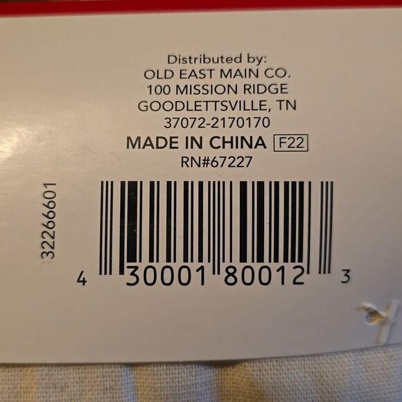 New Holiday Style 38 inch Round Beige NOEL brushed‎ letters lined tree skirt - Picture 6 of 8